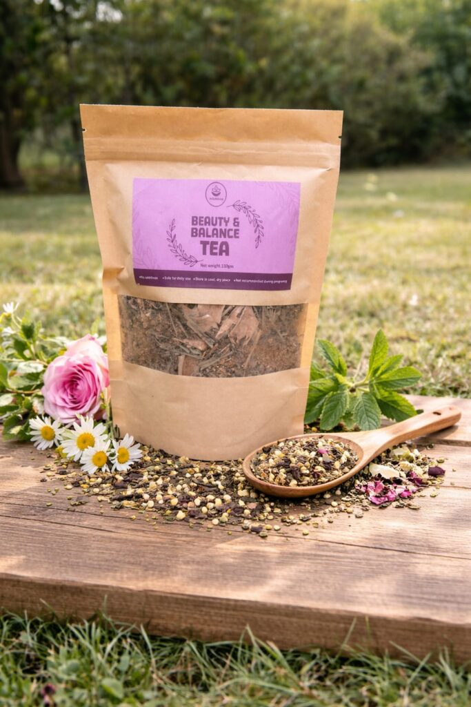 beauty & balance tea – herbal blend for women
